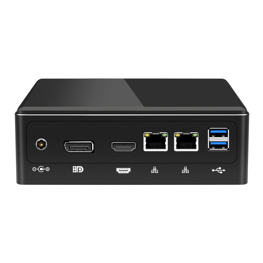 HLY Mini PC DDR4 RAM Intel Core i7 8650U 7500U i5 8250U 7200U Dual RAM M.2 SSD 4K UHD DP HDMI 2*LAN 8*USB Mini Computer PC